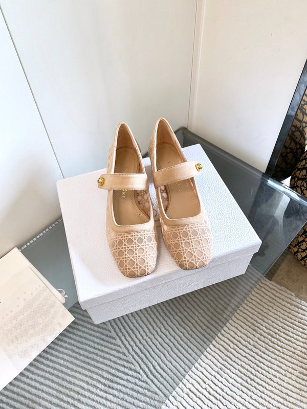 CD Icon Pump 35mm In Beige Suede 993227