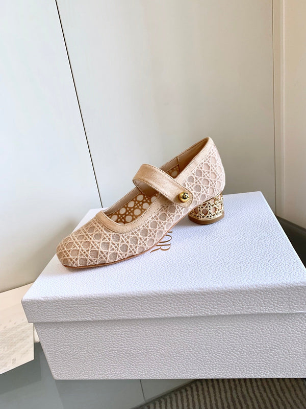 CD Icon Pump 35mm In Beige Suede 993227