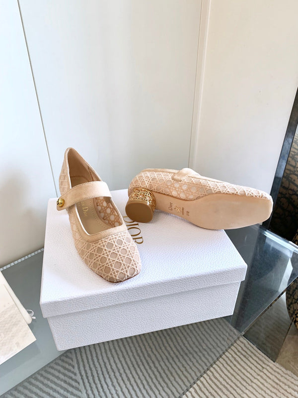 CD Icon Pump 35mm In Beige Suede 993227