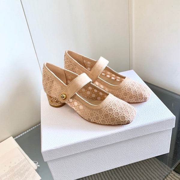 CD Icon Pump 35mm In Beige Suede 993227