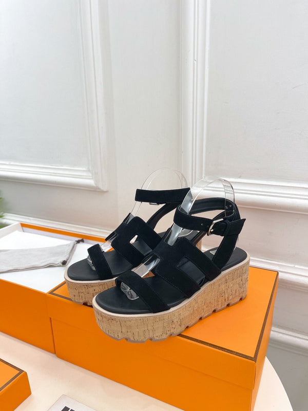 Havane 30 Sandal Black Suede