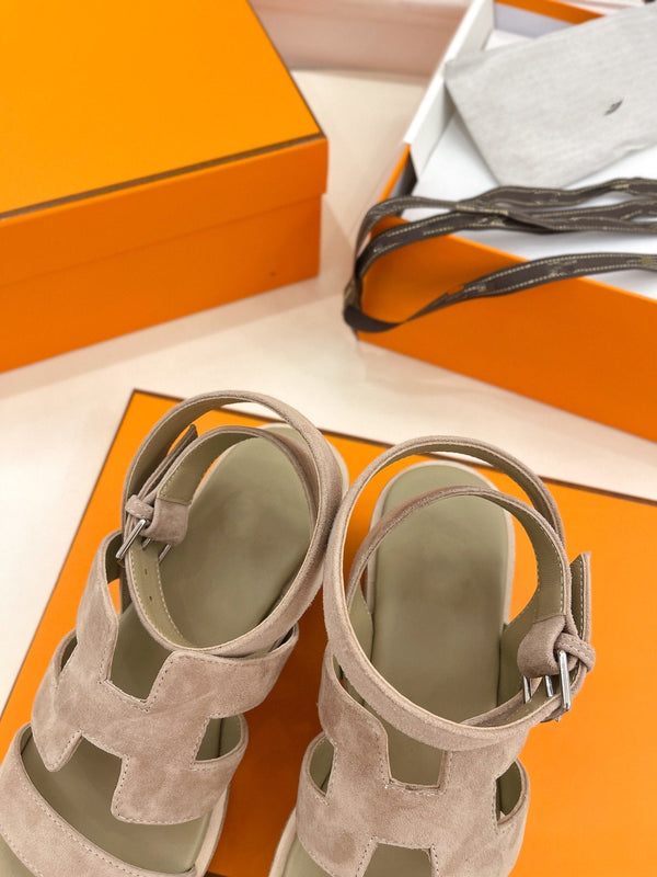 Havane 30 Sandal Light Brown Suede