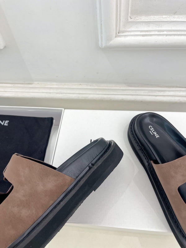 SANDALO DAD IN CAMOSCIO MARRONE MEDIO