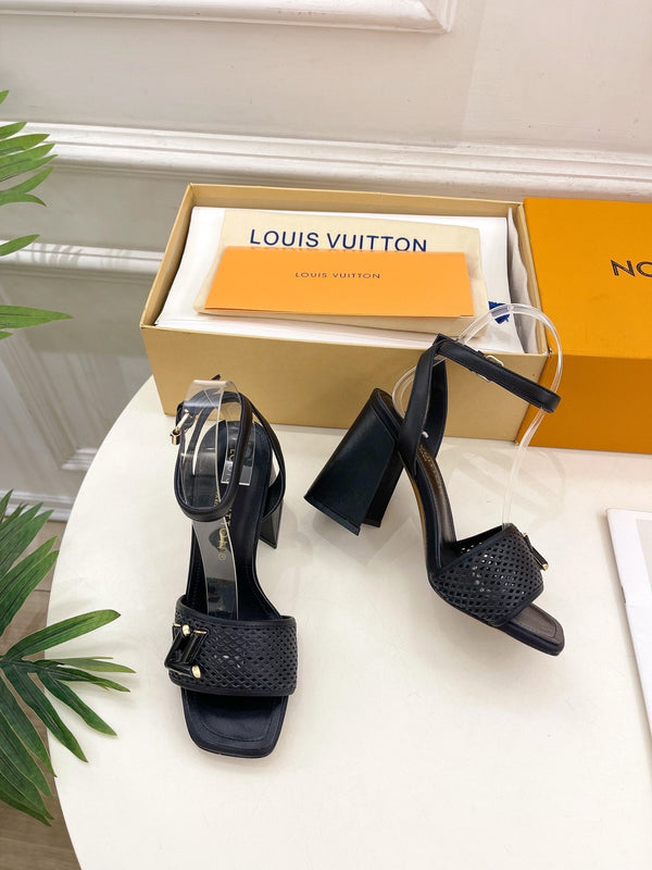 shake platform 90 in pelle di vitello nera