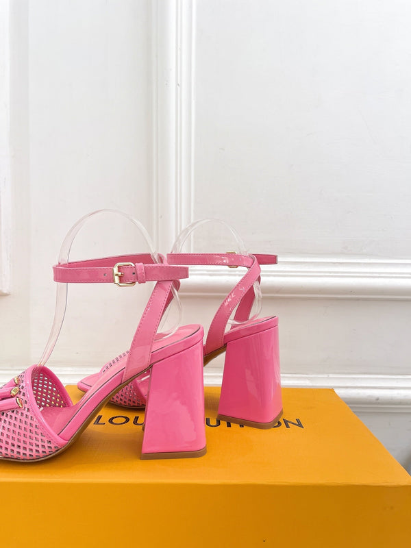 shake platform 90 pink calfskin