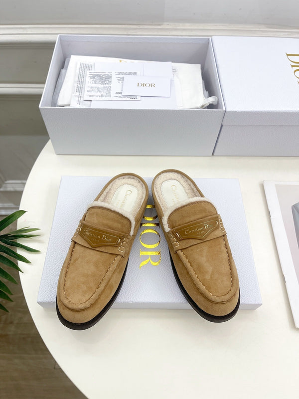 CD Boy Mule Light Brown Suede