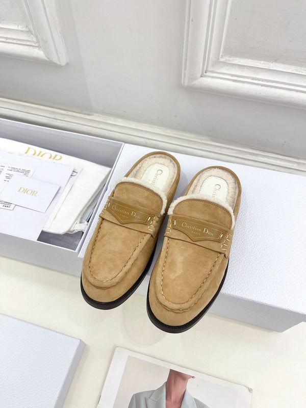 CD Boy Mule Light Brown Suede