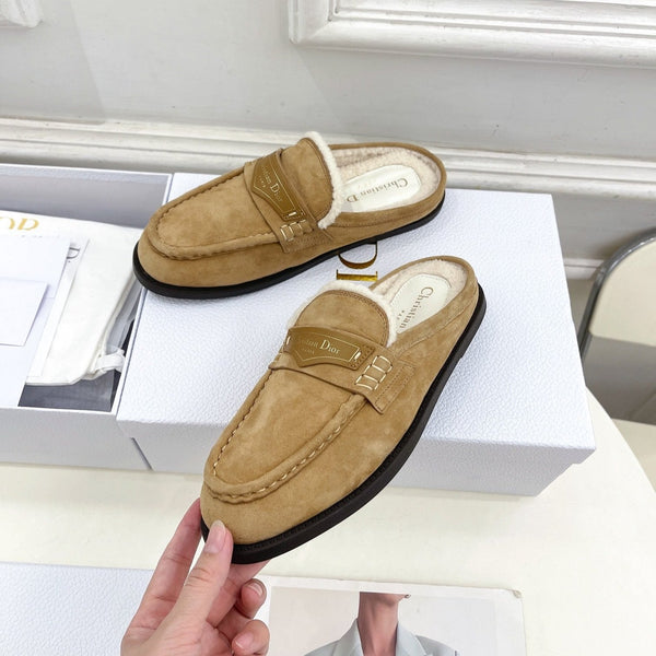 CD Boy Mule Light Brown Suede