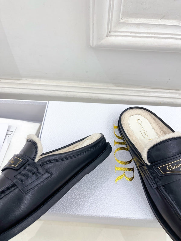 CD Boy Mule Black Cowhide