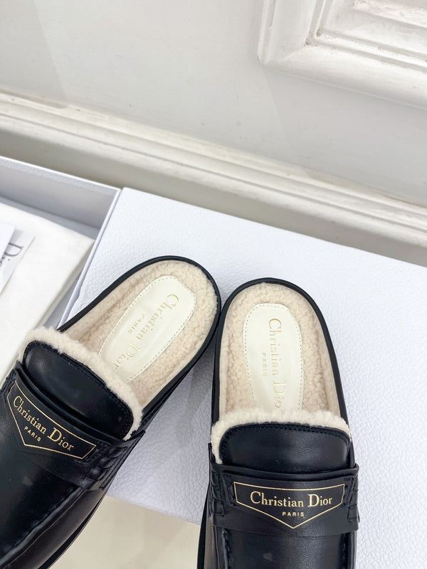 CD Boy Mule Black Cowhide