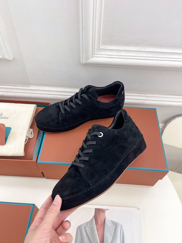 LP Nuage Sneaker In Black Suede 988277