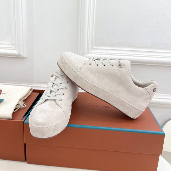 LP Nuage Sneaker In White Suede  988279