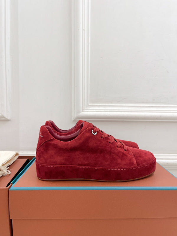 LP Nuage Sneaker In Red Suede  988283