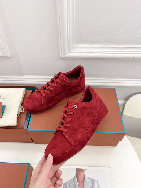 LP Nuage Sneaker In Red Suede  988283