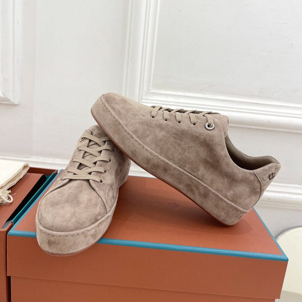 LP Nuage Sneaker In Light Grey Brown Suede 988293