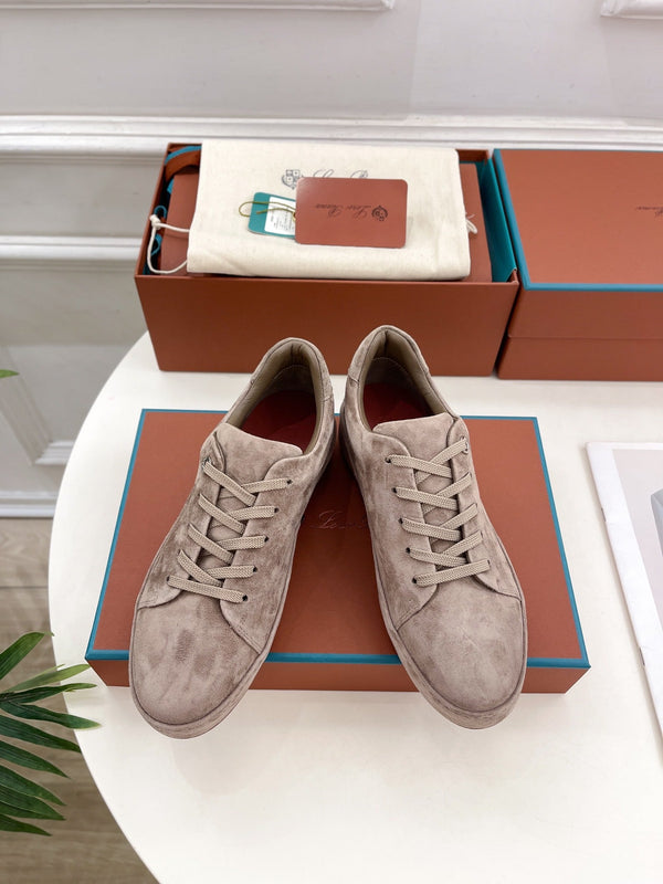 LP Nuage Sneaker In Light Grey Brown Suede 988293