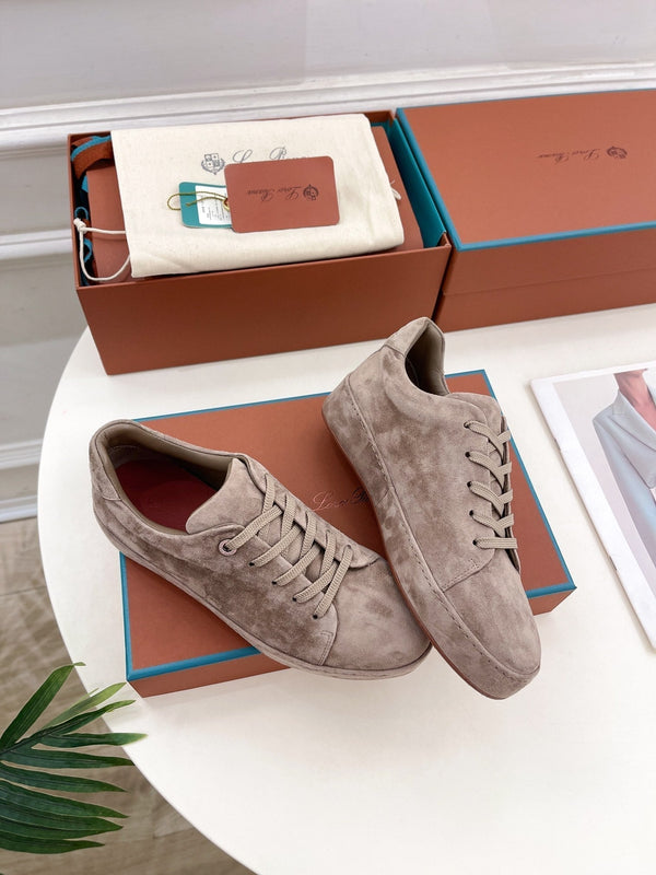 LP Nuage Sneaker In Light Grey Brown Suede 988293