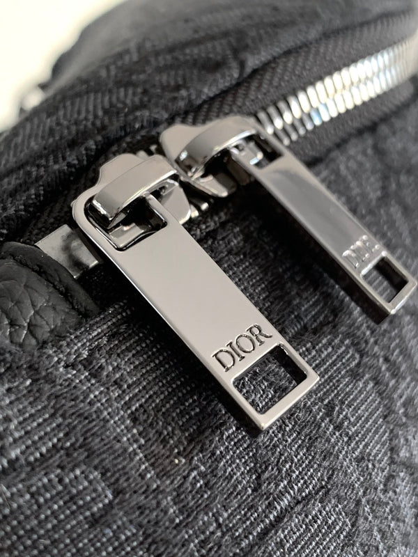 Dior 8 Waist Bag Black Frabic 336248