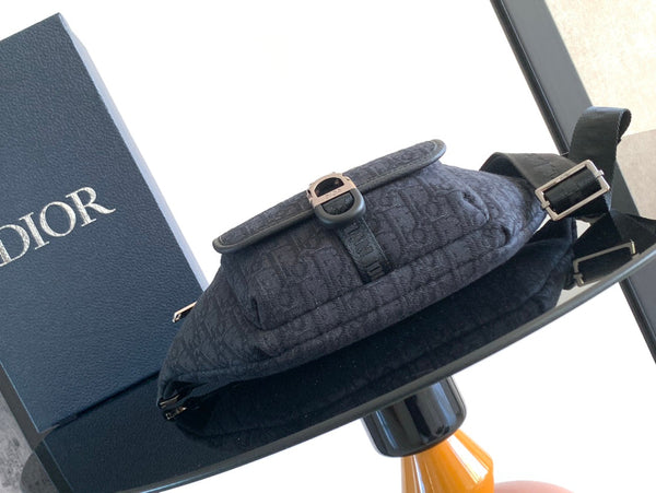Dior 8 Waist Bag Black Frabic 336248