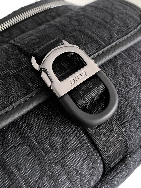 Dior 8 Waist Bag Black Frabic 336248