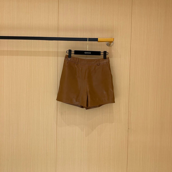 Gucci Short Brown Leather 276973