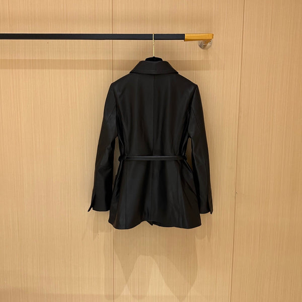 Gucci Jacket Black Leather 276977