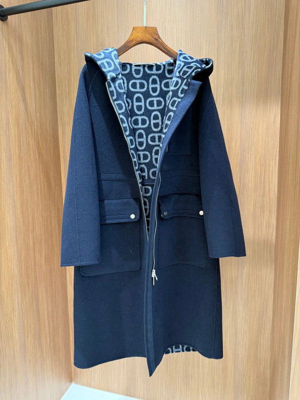 HERMES 25S WOOL COAT 102