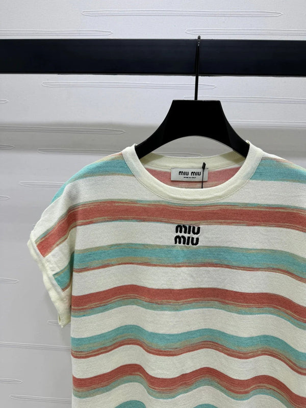 MIU 25S FLYING SLEEVE KNIT SWEATER 264148