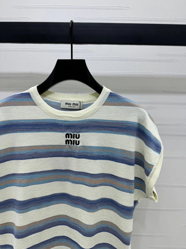 MIU 25S FLYING SLEEVE KNIT SWEATER 264147