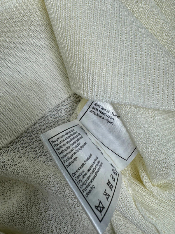 CHANEL POLO SHIRT WHITE 274896