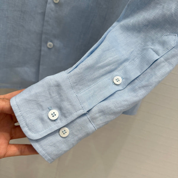 LP BLUE LINEN SHIRT 264280
