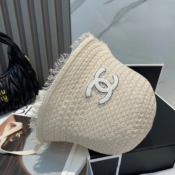 KNITTED BUCKET HAT IVORY 673885