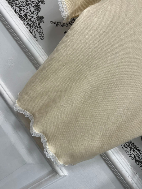 MIUMIU CROPPED KNIT FITTED TOP 268661