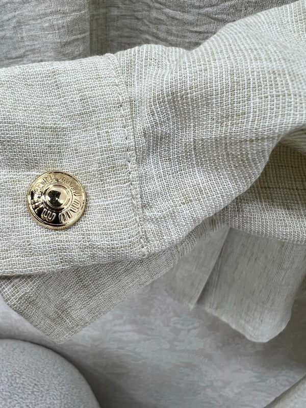 SET CAMICIA E PANTALONI A GAMBA LARGA CHANEL STILE 33