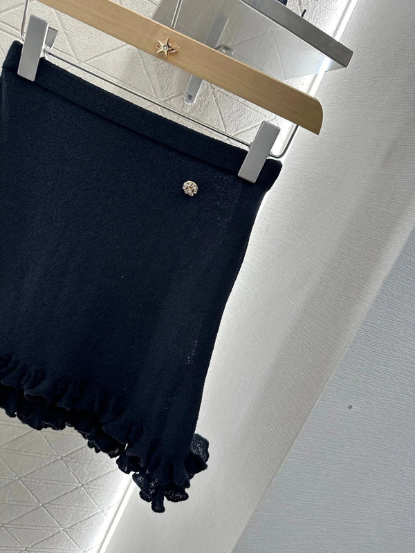 Completo abito cardigan in maglia con volant Chanel 276599