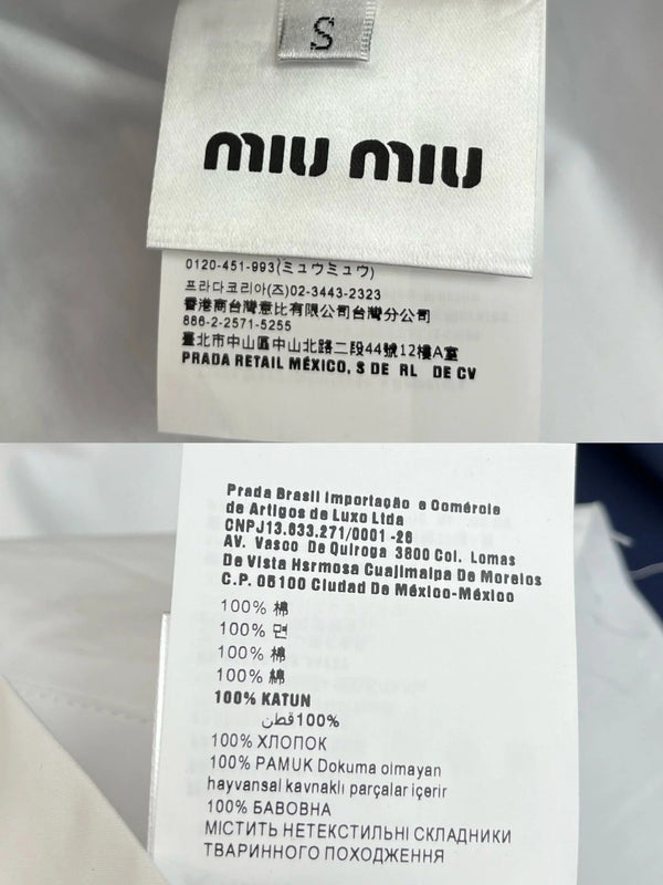 MIUMIU LONG-SLEEVE SHIRT 214505