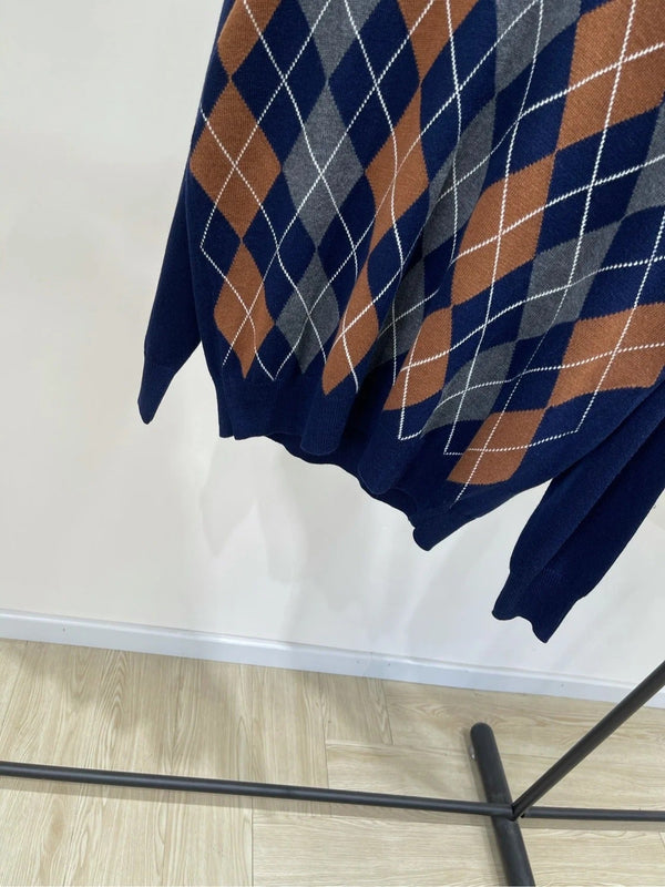 MIUMIU LONG-SLEEVE V-NECK SWEATER 275895