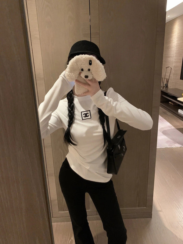 CHANEL 25S LONG SLEEVE T SHIRT STYLE 104