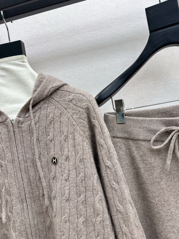 HERMES 25S OVERSIZED WOOL SUIT 026