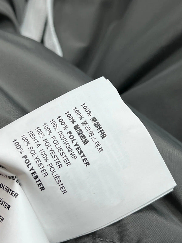 MIU 25S HOODED JACKET GREY IN NYLON 263131