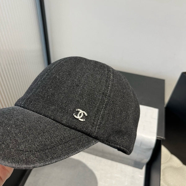 BASEBALL HAT DENIM CHARCOAL GRAY 673993