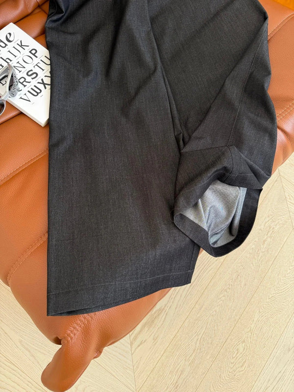 STRAIGHT PANTS 24 WITH NARROW WAIST DETAIL 265717