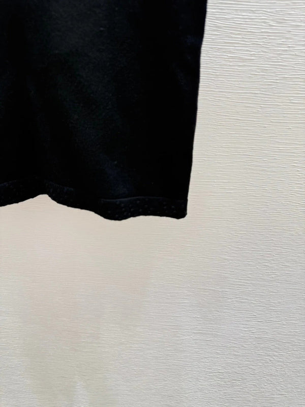 CC SHORT-SLEEVE CREW NECK KNIT TOP 267987