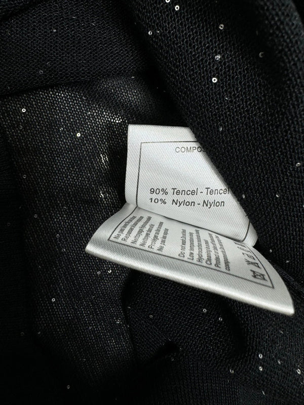 CHANEL CREW NECK SHORT-SLEEVE KNIT TOP 274965