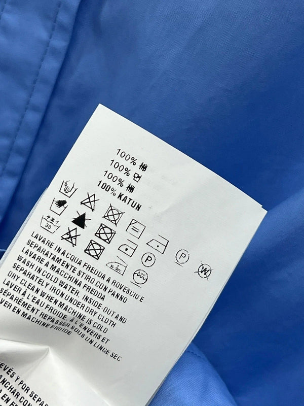 MIUMIU LONG SLEEVE SHIRT DRESS WITH COLLAR AND WAIST TIE 268852