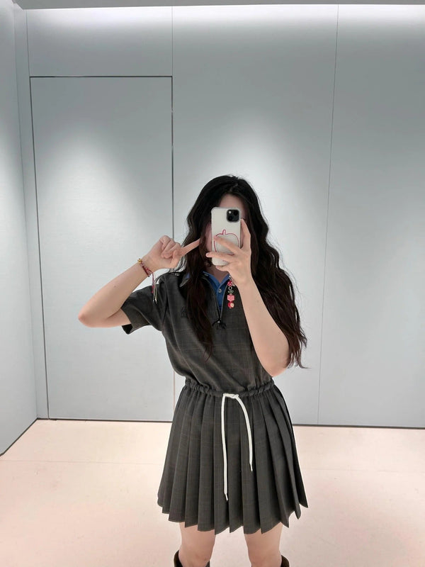 MIUMIU PLEATED DRESS STYLE 19