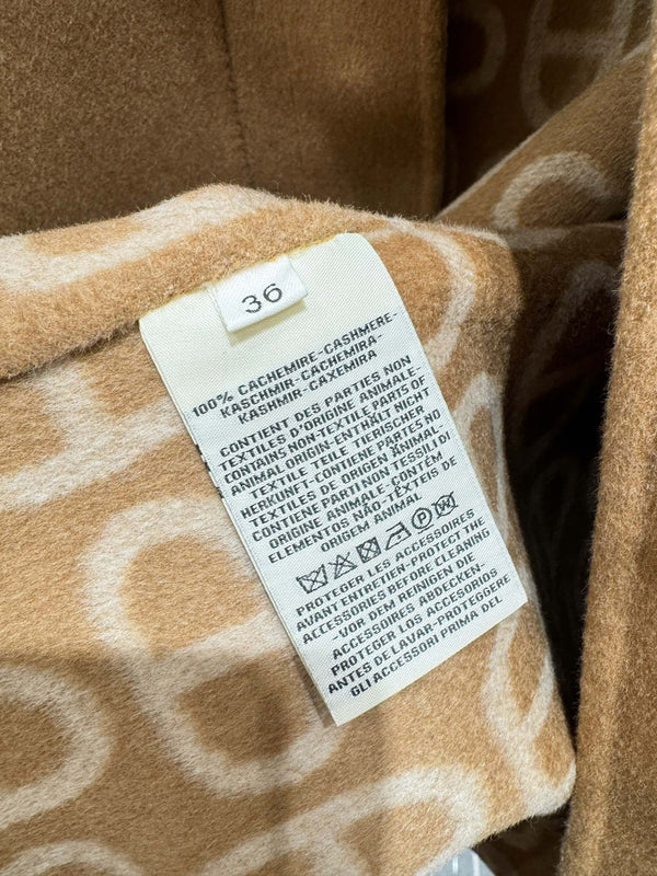 HERMES 25S LONG CASHMERE COAT 155