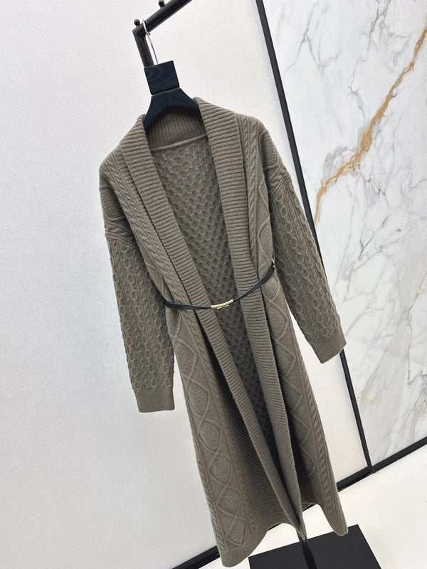 HERMES 25S LONG KNIT CARDIGAN 99430