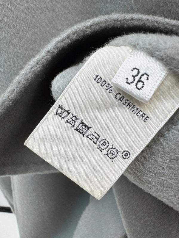 HERMES 25S SLEEVELESS WOOL VEST COAT WITH BOW BELT 96700