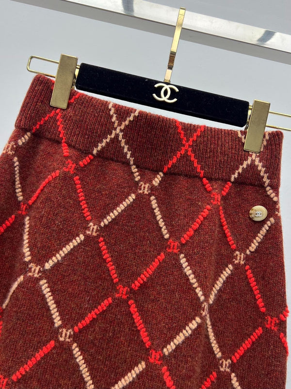 CHANEL 25S SET KNIT VEST STYLE 256